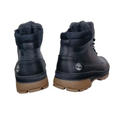 Черевики чоловічі шкіряні GULLIVER Б5 01 чорний шкіра хутро