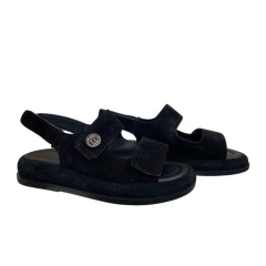 Босоножки женские замшевые FOOT STEP 219 01 черные