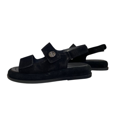 Босоножки женские замшевые FOOT STEP 219 01 черные