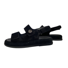 Босоножки женские замшевые FOOT STEP 219 01 черные