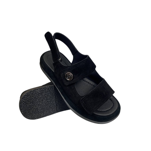 Босоножки женские замшевые FOOT STEP 219 01 черные