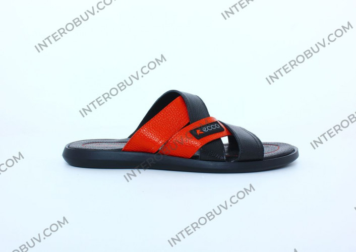 Шльопанці Чоловічі шкіряні CAIMAN T5 чорний