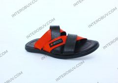 Шлепанцы Мужские кожаные CAIMAN T5 черный