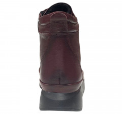 Ботинки Женские кожаные CANBERK RKL 2890 бордовый