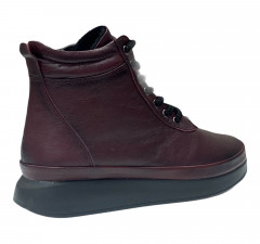 Ботинки Женские кожаные CANBERK RKL 2890 бордовый