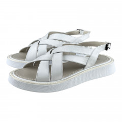 Босоножки Женские кожаные VIKTTORIO KISS 4(142) белый