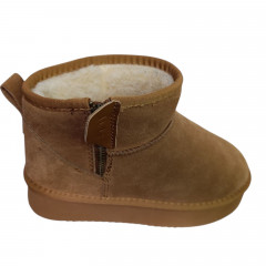 Угги женские замшевые IT TS A1715-20 camel мех YKK 