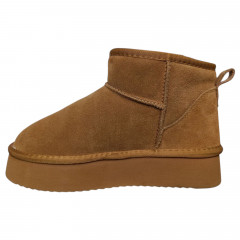 Угги женские замшевые IT TS A1715-20 camel мех YKK 