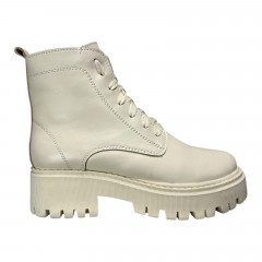 Ботинки женские кожаные DINO RICHI 185 150 молочный мех 