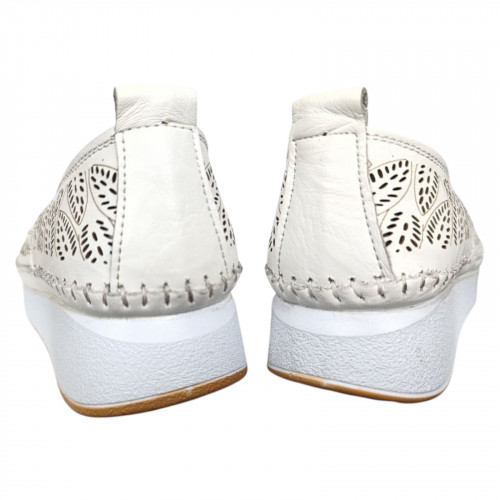 Мокасини жіночі шкіряні CANBERK 83 250 L beyaz