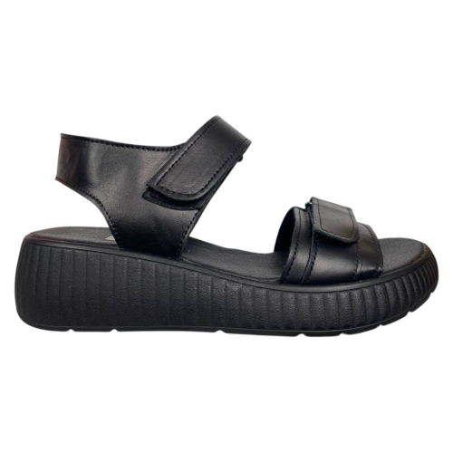 Босоножки женские кожаные LONYS 520/1 01 черные