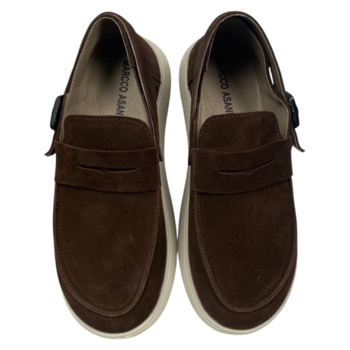 Лоферы женские замшевые MARCCO klogg шоколад