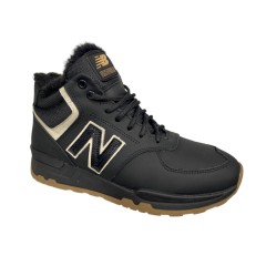 Черевики чоловічі шкіряні BARZONI 226 чорні айворі хутро