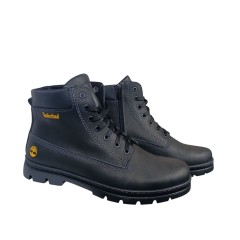 Черевики чоловічі шкіряні Big Foot Б9 чор/з Timbrlend хутро