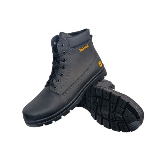 Черевики чоловічі шкіряні Big Foot Б9 чор/з Timbrlend хутро