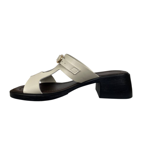 Шлепки женские кожаные FOOT STEP 246 04 лотос