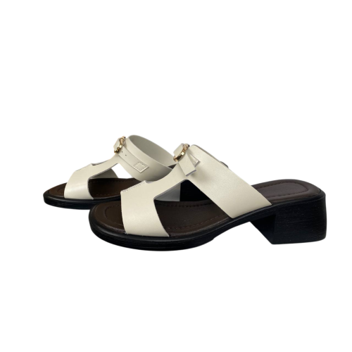 Шлепки женские кожаные FOOT STEP 246 04 лотос