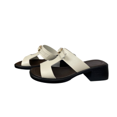 Шлепки женские кожаные FOOT STEP 246 04 лотос