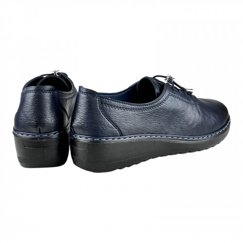 Туфли Женские кожаные GUKKER 7822 синий