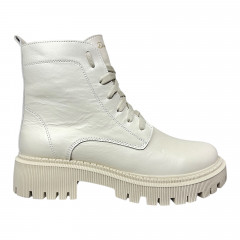 Ботинки женские кожаные DINO RICHI 185 150 бежевый мех 