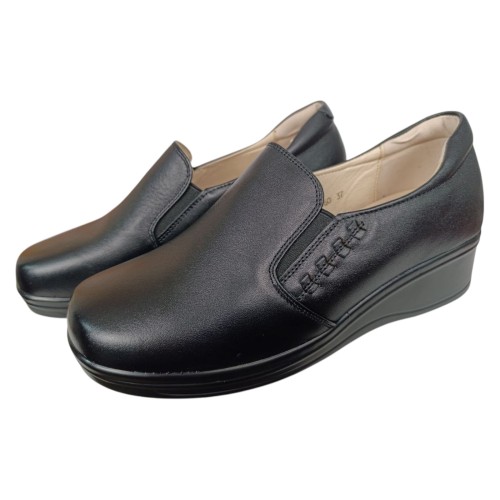 Туфли женские кожаные BODRUM 7160 черные