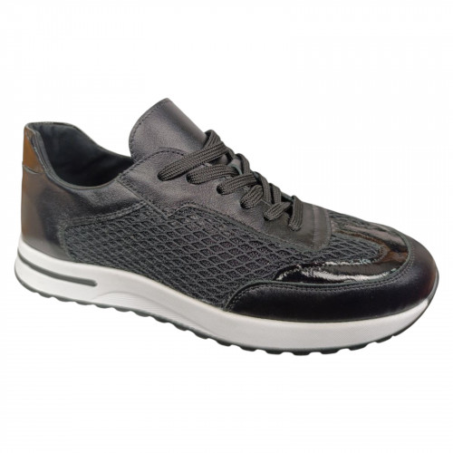 Кросівки жіночі шкіряні TANGO 152 01 чорні