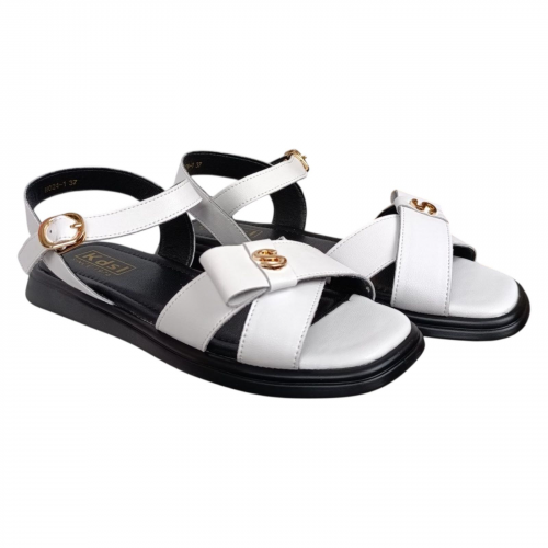 Босоножки женские кожаные KDSL H024-1 whitei 