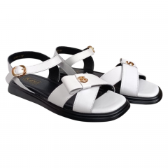 Босоножки женские кожаные KDSL H024-1 whitei