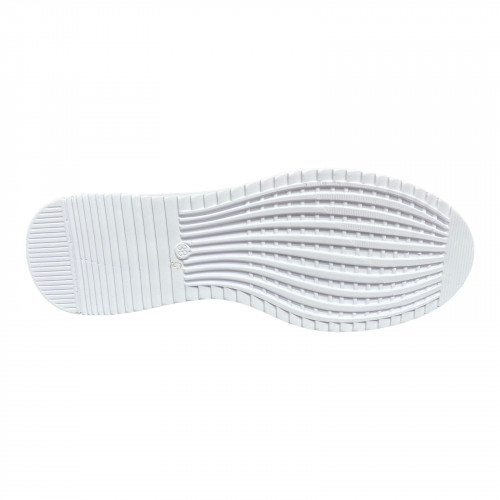 Балетки Женские кожаные PRELLESTA 805 05 белый на платформе