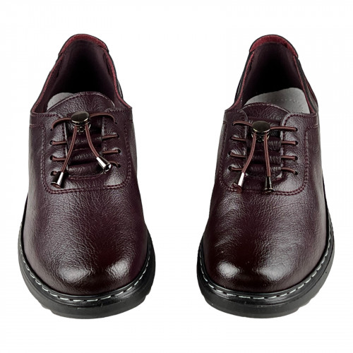 Туфли женские кожаные GUKKER 7823 бордо