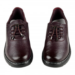 Туфли женские кожаные GUKKER 7823 бордо