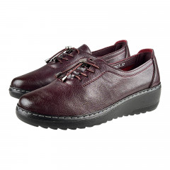 Туфли женские кожаные GUKKER 7823 бордо