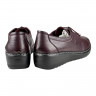 Туфли женские кожаные GUKKER 7823 бордо