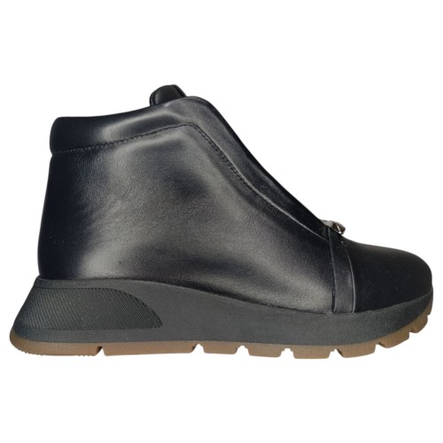 Ботинки женские кожаные DITAS RS 8 черный мех 