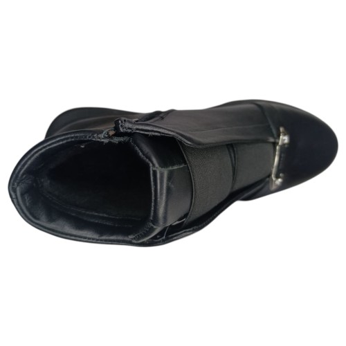 Ботинки женские кожаные DITAS RS 8 черный мех 