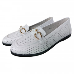 Лоферы женские кожаные TANGO 35 05 белые