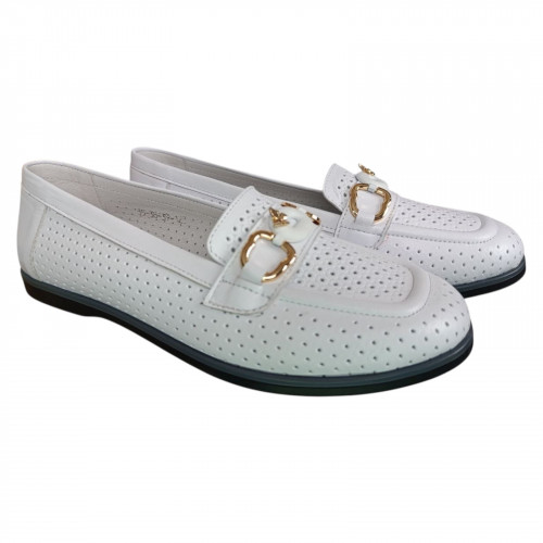 Лоферы женские кожаные TANGO 35 05 белые