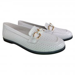 Лоферы женские кожаные TANGO 35 05 белые