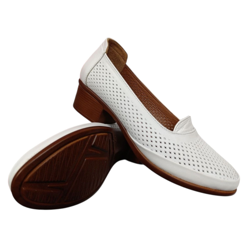 Туфлі жіночі шкіряні АТО 16271 білі