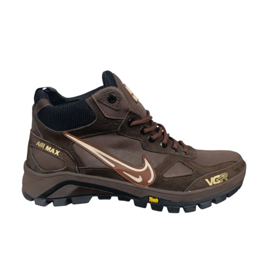 Черевики чоловічі шкіряні ICEFIELD 27 08 коричневі  хутро