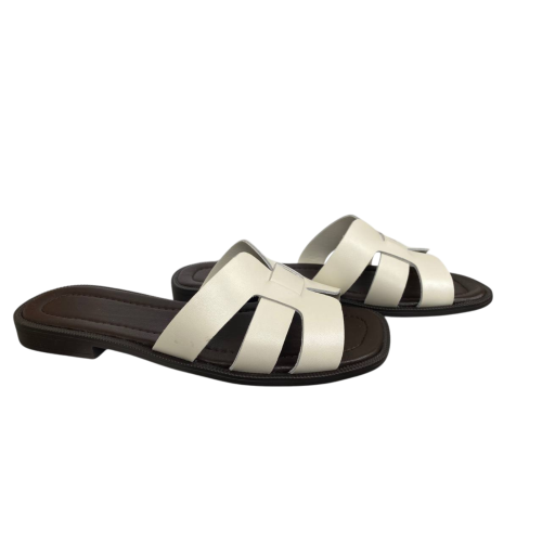 Шлепки женские кожаные FOOT STEP 217 04 лотос