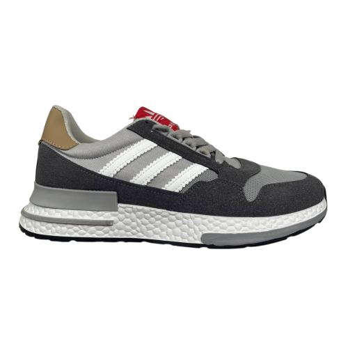 Кроссовки мужские текстильные ADIDAS 182-35 серый