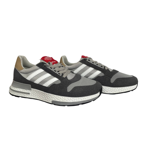 Кроссовки мужские текстильные ADIDAS 182-35 серый