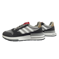Кроссовки мужские текстильные ADIDAS 182-35 серый