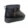 Угги женские кожаные IT TS A1715-A black мех YKK
