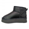 Угги женские кожаные IT TS A1715-A black мех YKK