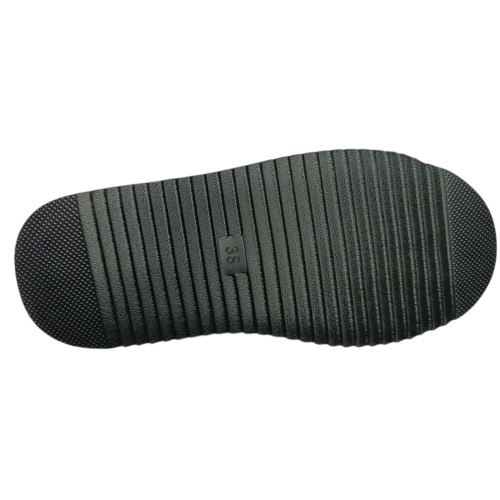 Угги женские кожаные IT TS A1715-A black мех YKK