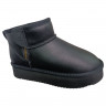 Угги женские кожаные IT TS A1715-A black мех YKK