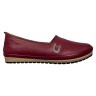 Балетки женские кожаные KEMER 858 12 бордовые