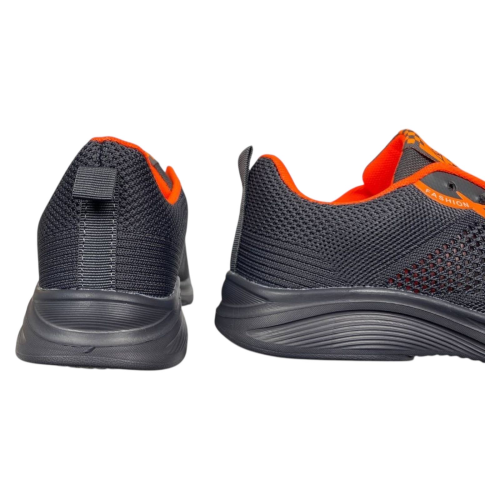 Жіночі текстильні кросівки SPORT W660-2 сірий /оранж